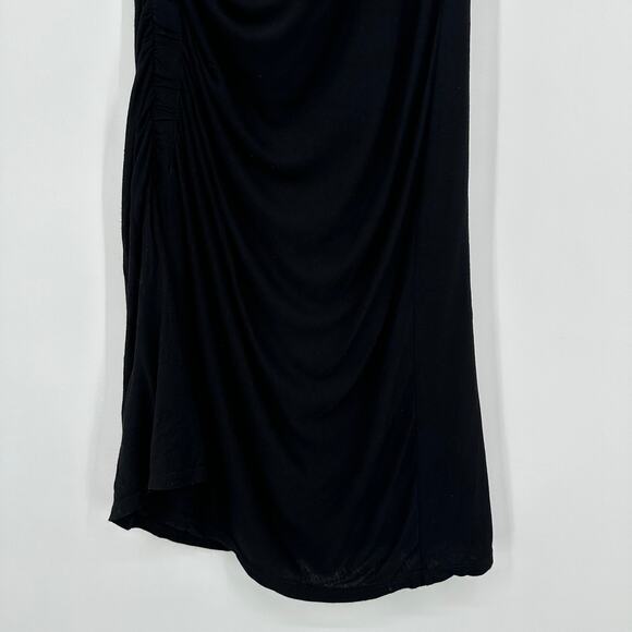 A.L.C Lelah Ruched Mini Tank Dress Scoop Neck Sleeveless Black - Picture 8 of 15